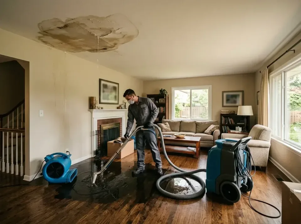 attic-pipe-burst-ceiling-drip-008 — frequently asked questions, Water Damage Restoration & Carpet Care in Old Tappan, NJ